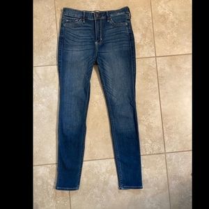 High rise skinny jeans